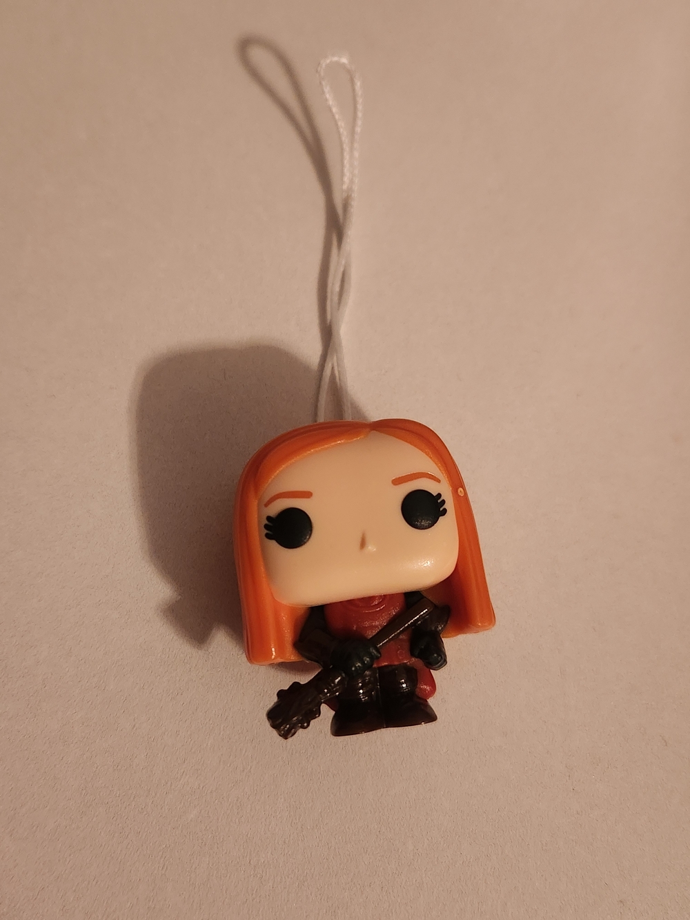 Ginny Weasley Mini Funko Pop Keychain, Harry Potter Charm